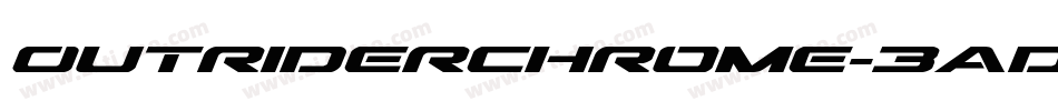 OutriderChrome-3ADZ字体转换