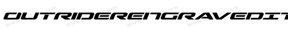 OutriderEngravedItalicItalic-JoPE字体转换