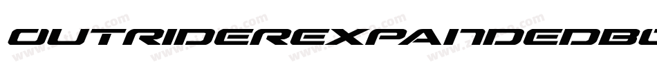 OutriderExpandedBoldItalicExpandedBoldItalic-joKj字体转换