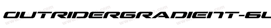 OutriderGradient-6lVM字体转换