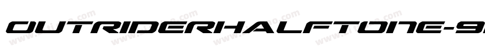 OutriderHalftone-9Rj7字体转换