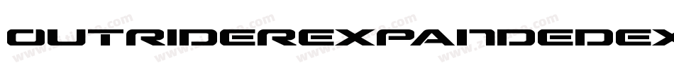 OutriderExpandedExpanded-zBaG字体转换