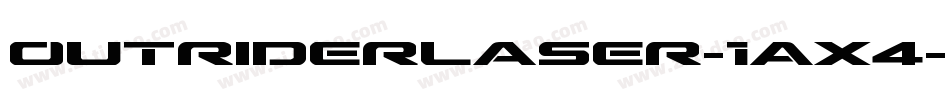 OutriderLaser-1Ax4字体转换