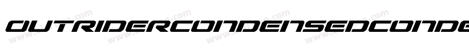 OutriderCondensedCondensed-Avrx字体转换