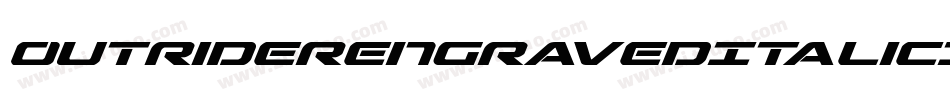 OutriderEngravedItalicItalic-JoPE字体转换