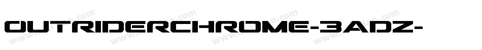 OutriderChrome-3ADZ字体转换