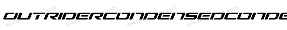 OutriderCondensedCondensed-Avrx字体转换
