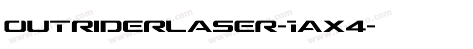 OutriderLaser-1Ax4字体转换