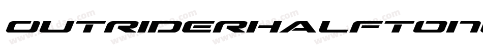 OutriderHalftoneItalicItalic-l0ve字体转换