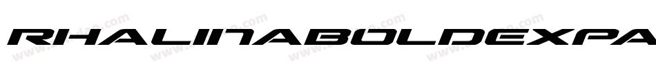 RhalinaBoldExpandedItalic-KxoA字体转换 RhalinaBoldExpandedItalic-KxoA字体转换