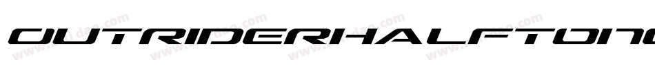 OutriderHalftoneItalicItalic-l0ve字体转换