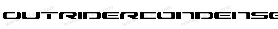 OutriderCondensedCondensed-Avrx字体转换