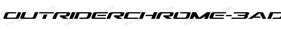 OutriderChrome-3ADZ字体转换