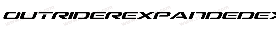 OutriderExpandedExpanded-zBaG字体转换