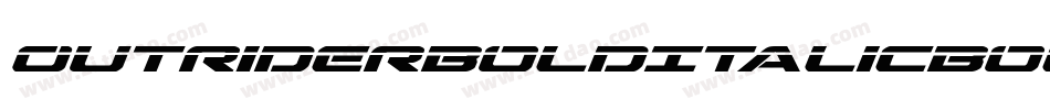 OutriderBoldItalicBoldItalic-ZBDJ字体转换