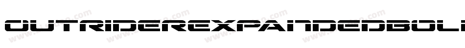 OutriderExpandedBoldExpandedBold-GL9y字体转换