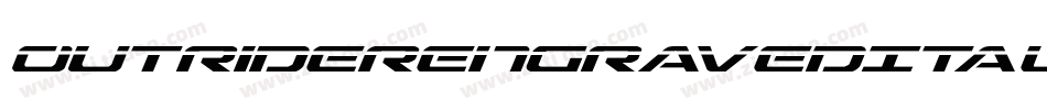 OutriderEngravedItalicItalic-JoPE字体转换