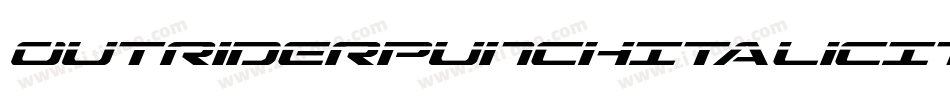 OutriderPunchItalicItalic-YRp8字体转换 OutriderPunchItalicItalic-YRp8字体转换