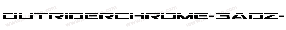 OutriderChrome-3ADZ字体转换