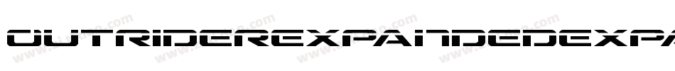 OutriderExpandedExpanded-zBaG字体转换