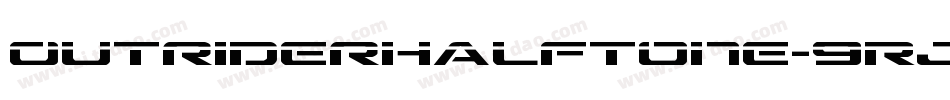OutriderHalftone-9Rj7字体转换