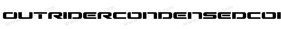 OutriderCondensedCondensed-Avrx字体转换