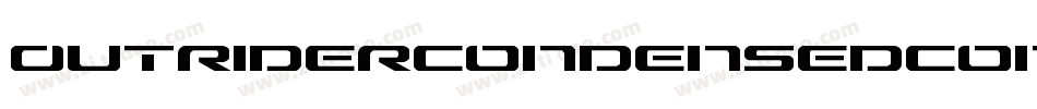 OutriderCondensedCondensed-Avrx字体转换