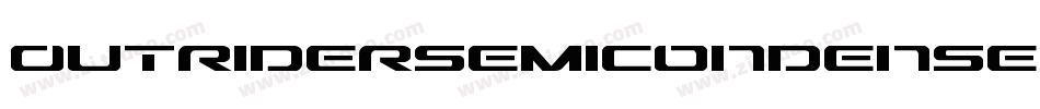 OutriderSemiCondensedBoldItSemiCondensedBoldItalic-K9LD字体转换