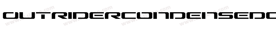 OutriderCondensedCondensed-Avrx字体转换
