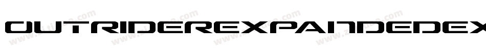 OutriderExpandedExpanded-zBaG字体转换