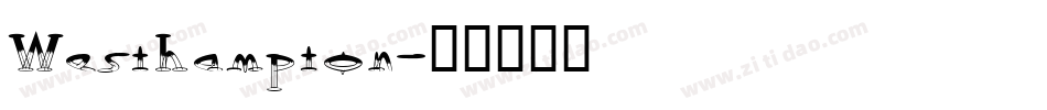 Westhampton字体转换