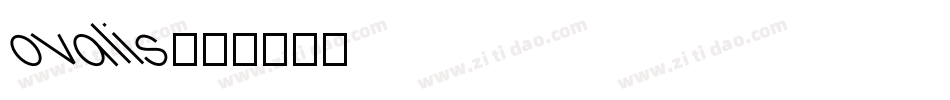Ovalis字体转换