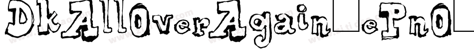 DkAllOverAgain-ePnO字体转换
