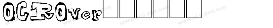OCROver字体转换