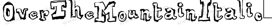 OverTheMountainItalic-oz40字体转换