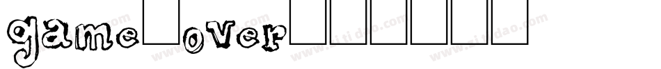 game_over字体转换