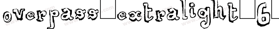 overpass-extralight-6字体转换
