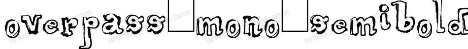 overpass-mono-semibold-20字体转换
