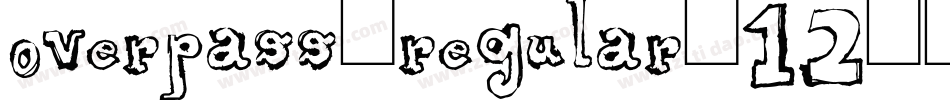 overpass-regular-12字体转换