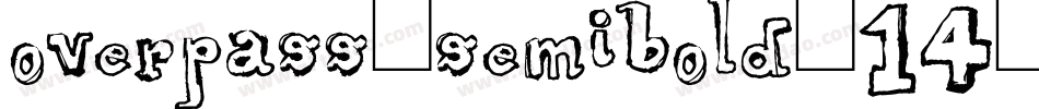 overpass-semibold-14字体转换