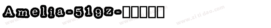 Amelia-519z字体转换