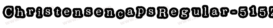 ChristensencapsRegular-515Z字体转换