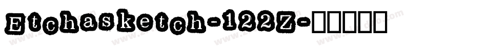 Etchasketch-122Z字体转换