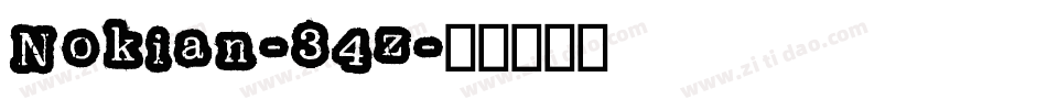 Nokian-34z字体转换