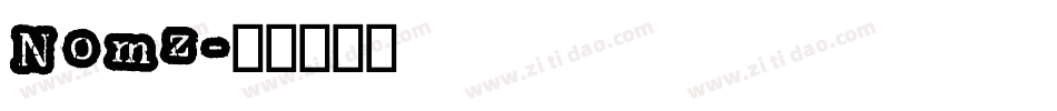 Nomz字体转换