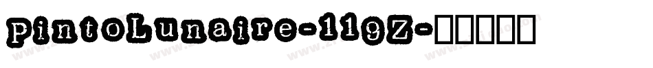 PintoLunaire-119Z字体转换