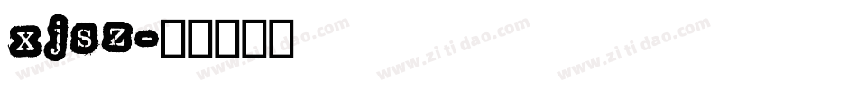 xjsz字体转换