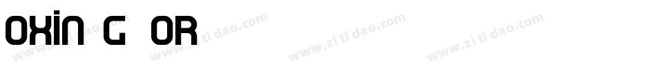 Oxin-g0oR字体转换