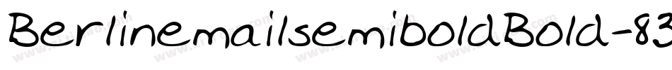 BerlinemailsemiboldBold-83OZ字体转换