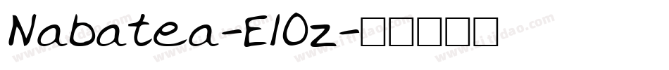 Nabatea-E1Oz字体转换